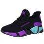 Fashion Lightweight FLyknit Casual Woman Shoes Women Sneakers - Black