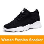 Fashion Lightweight FLyknit Breathable Sneakers - Black