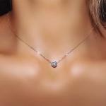 Fashion Rose Gold Color Pendant Necklace Hot Jewelery