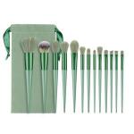 Generic 13pcs Makeup Brushes Set Women Beauty Makeup Tools-Green