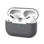 Fashion (Only Case) Silicone Protective Case Cover Storage Box For AirPods Pro 3 Bluetooth Earphone-Milky Way Grey