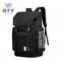 Fashion 20 Inch Laptop Backpack Bags Men Business Travel Bag Antitheft Waterproof-Black