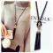 Fashion New Female Pendant Tassel Long Chain Necklace