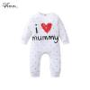 Catpapa Love Mummy Baby Boys Stars Pattern Long Sleeve Jumpsuit