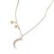 Fashion Necklace Moon Star Design Beautiful Alloy Clavicle Chain Jewelry Accessories For Party-Golden