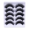 Generic 5 Pairs False Eyelashes 3D Style Black