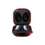 Generic Protective Case Anti-scratch Shockproof PC Ultra Thin Earphone Storage Shell For Samsung Galaxy Buds Live/Pro-Transparent Red