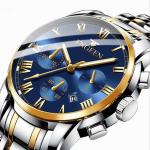 Fngeen Business Waterproof Men`s Quartz Watch Blue
