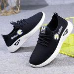 Fashion Laces Sneakers Soft Sole 04-75-Black