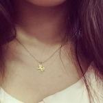 Fashion Women Fashion Alloy Animal Pendant Clavicle Chain Necklace Jewelry Wedding Party Gift-Silver