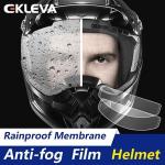 Ekleva Universal Motorcycle Helmet Anti-fog Film And Rain Film Durable Nano Coating Sticker Film Helmet Accessories