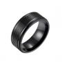 Fashion Black Crystal Ring Black Mens