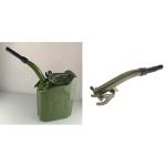 Generic Fuel Can Spout Flexible Jerry Can Spout Metal Fuel Can Nozzle For 5/