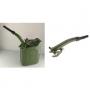 Generic Fuel Can Spout Flexible Jerry Can Spout Metal Fuel Can Nozzle For 5/