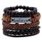 Fashion 4pcs Believe Letter Personality Fashion Bracelet Sets