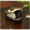 Fashion Ins Hot Hip Hop Gold-plated Diamond Men`s Ring