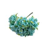Generic 6Pcs Artificial Silk Fake Flowers Floral Wedding Bouquet-