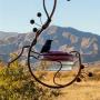 Generic Metal Hummingbird Feeder Water Drinker Patio Courtyard Hanging Home
