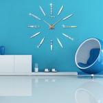 Generic Large Diameter DIY 3D Nordic Style Wall Clock