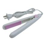 Generic Portable Mini Hair Straightener Flat  Curler DIY Hair White