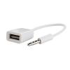 Generic 35mm Male Audio AUX Jack To USB 20 Type A Female OTG Converter Cable