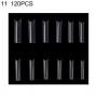 Generic 120Pcs/Box Nail Artificial Tips Size Design DIY Design Transparent Nails Art Fake Extension Tips for Nail Design