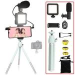 Generic Tripod+ Led Light+ Mic+ Accessorie+ Phone Control