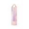 Generic Natural Aura Rose Quartz Crystal Point Wand Healing Stone