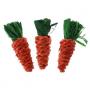 Generic 3Pcs Rabbit Chew Toys Carrot Shape Teeth Cleaner Bite-