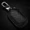 Generic High Recommend Black Key Holder Cover Car Key Chain Bag Genuine Leather Remote Fob Zipper Case Wholesale Quick Delivery CSV