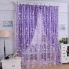 Generic Modern Floral Tulle O Voile Door Window Curtain Drape Panel