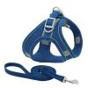 Generic Pet Cat Safety Vest Harness Adjustable Traction-Light Navy