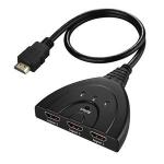 Generic Mini 3 Port Splitter HDMI Cable Adapter 1.4b 4K*2K 1080P Switcher Switch Black