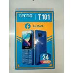 Tecno T101; Dual Sim, Wireless Fm, Memory Card Slot -Black