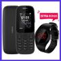 Nokia 105 (2019) (Dual SIM), 1.77" , FM Radio + FREE T. WATCH