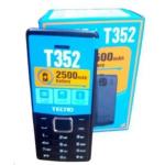 Tecno T352 Dual Sim, Camera, 2500mAh, Super Bright Flashlight, FM Radio