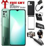 Infinix HOT 11 PLAY, 6.82", [4GB + 64GB], 6000MAH - GREEN + 7 FREE QUALITY GIFTS