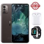 Nokia G21// 6.5″Display SIZE (64GB +4GB) Dual SIM//FREEBIES