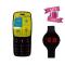 X Tigi TG106 Wireless FM Super Torchlight 1000mAh-Tri Sim + Free Watch Gift