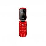 Bontel 911 -1.77" Display Flip Phone - 1000mAh - Red