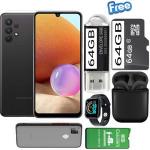 Samsung Galaxy A33, 5G 6.4", 128GB ROM + 6GB RAM, (Dual SIM), 5000mAh,Black + Free 64fm