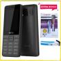 Tecno T402 - 3 SIM Cards - --Wireless FM Radio - Black + FREE Hair Shaver