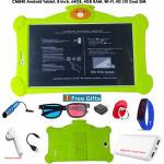 Cidea CM840 8 Inch  64GB 4GB RAM Android Kids Tablet 2 SIM 4G Wifi - Green + Powerbank