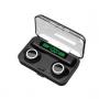 Generic F9-3 Bluetooth-compatible Earbuds Digital-Black White