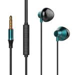 Generic T3 Universal Earphone Heavy Bass 3.5mm/Type-C Wired-Green
