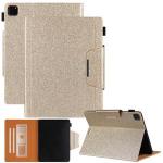 Generic Glitter Powder Case For IPad Pro 12.9 2021 / 2020 / 2018-Gold