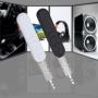 Generic 2PCS Bluetooth 3.5mm AUX Car Stereo Audio Music Receiver Wireless Handsfree Adapter White