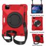 Generic PC+Silicone For IPad Air 2020 10.9-Red+Black