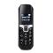 Generic LONG-CZ T3 0.66-inch 500mAh High Smallest Smart Bluetooth Earphone Mini Cell Phone Black-Black (black)