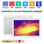 Generic 10` Tablet PC Android 8.1 Octa 10 Core 64GB 2Ghz Inch White